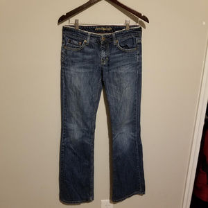AMERICAN EAGLE Hipster flare jeans tag size 6 30W